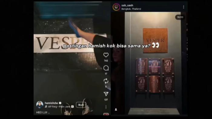 ISU HAMISH SELINGKUH - Perceraian Raisa dan Hamish Daud diselimuti drama isu perselingkuhan yang menyeret Sabrina Alatas. Terbaru ada penampakan wanita di postingan Hamish Daud diduga Sabrina Alatas setelah muncul beberapa unggahan yang mirip ketika liburan bersama di Bangkok, Thailand.