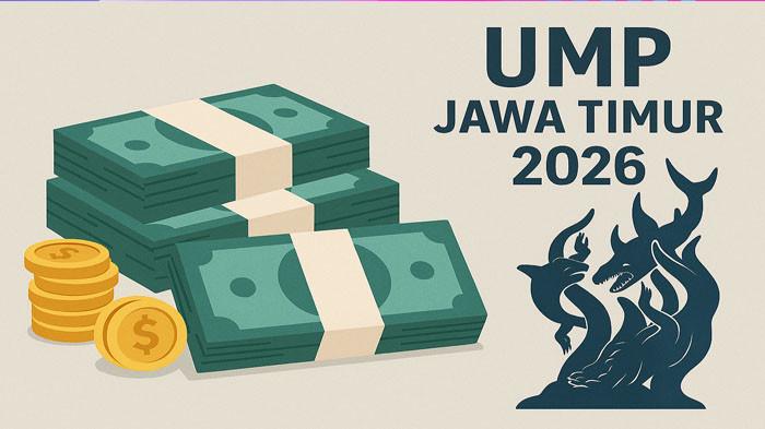 Ump Chart Penjelasan UMP dan UMK, Contoh Simulasi Perhitungan UMP Jatim 2026 ...