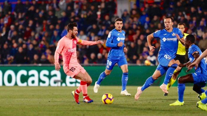 Hasil Skor Getafe Vs Barcelona Adalah 1-2, Gol Pembuka Lionel Messi di Tahun 2019