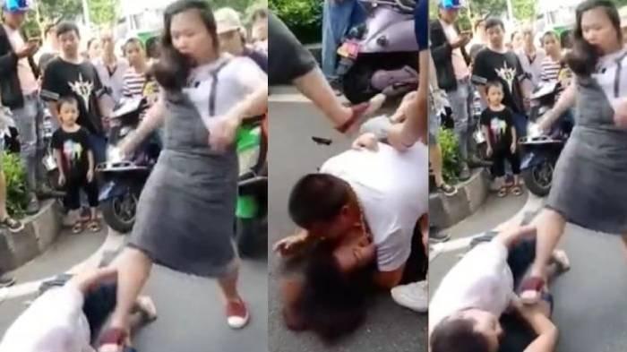 Istri Kesetanan Lihat Suami Selingkuh, Telanjangi Wanita Simpanan, Si Pria Mati-Matian Melindungi 