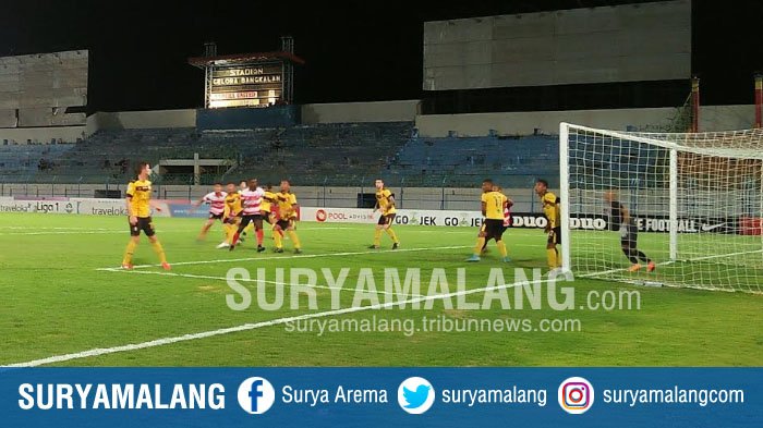 Hasil Akhir Madura United Vs Barito Putera, diwarnai Penalti Gagal Odemwingie