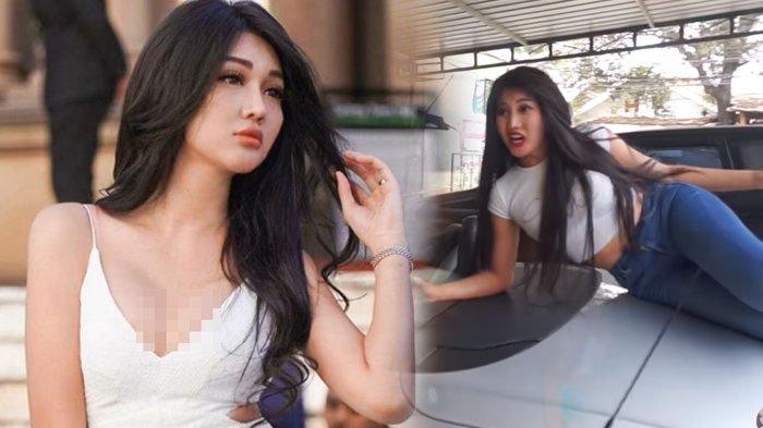Setelah Pembalut Copot, Kelakuan Lucinta Luna Kembali Jadi Sorotan Saat Nyuci Mobil Sampai Naik Atap