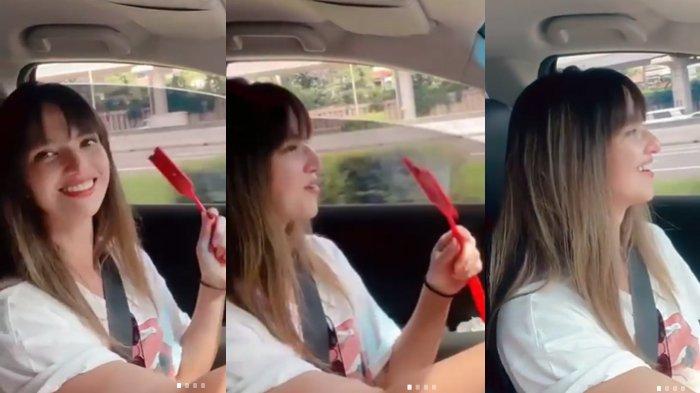 Aksi Heboh Nia Ramadhani Pertama Kali Bayar Tol Sendiri Pakai E-Money, Bangga, Biasanya Suruh Ajudan