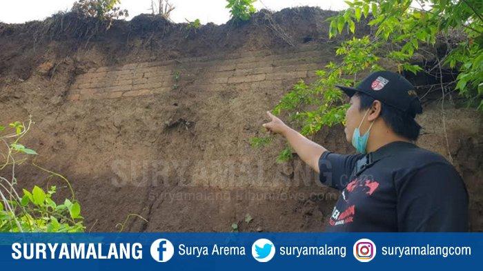 Penemuan Bangunan Kuno Mirip Candi di Jatirejo Mojokerto, Struktur Dinding Terancam Longsor
