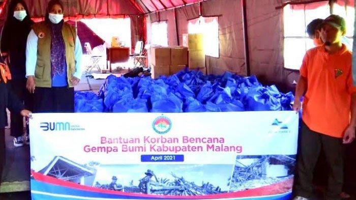 PJT I Kirim 200 Paket Sembako ke Korban Gempa Malang
