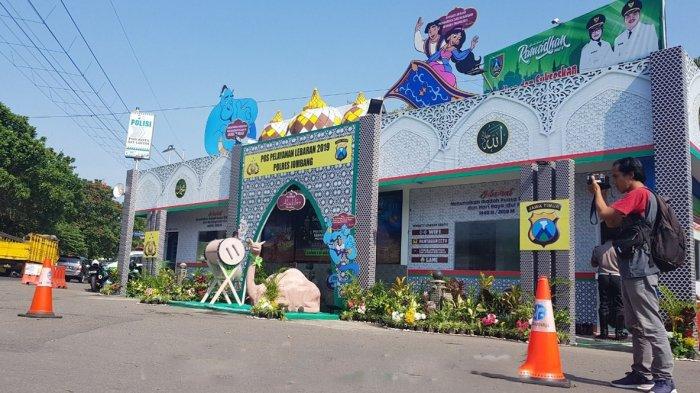 Posyan Polres Jombang Bernuansa