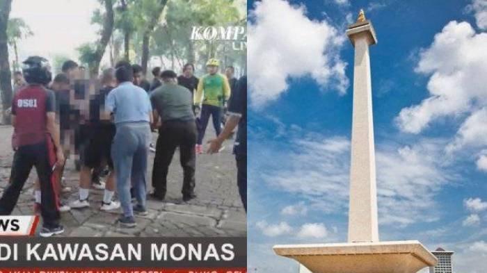 Rekaman Suasana saat Ledakan di Monas, Seorang Pria Kesakitan, Begini Situasi Terakhir di Lokasi