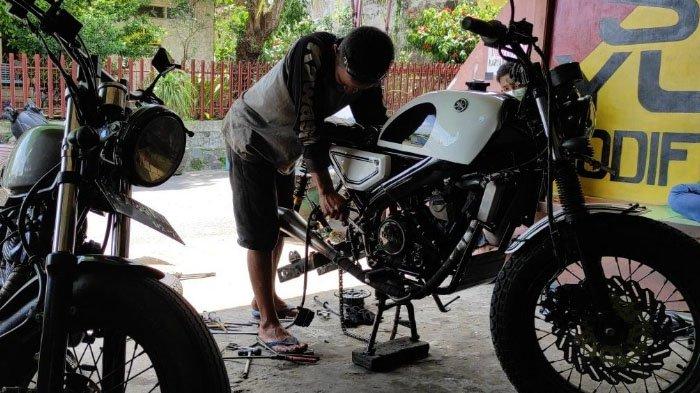 Lokasi Bengkel dan Biaya Modifikasi Motor Gaya Klasik di Blitar, Pelanggan Harus Siap Antre