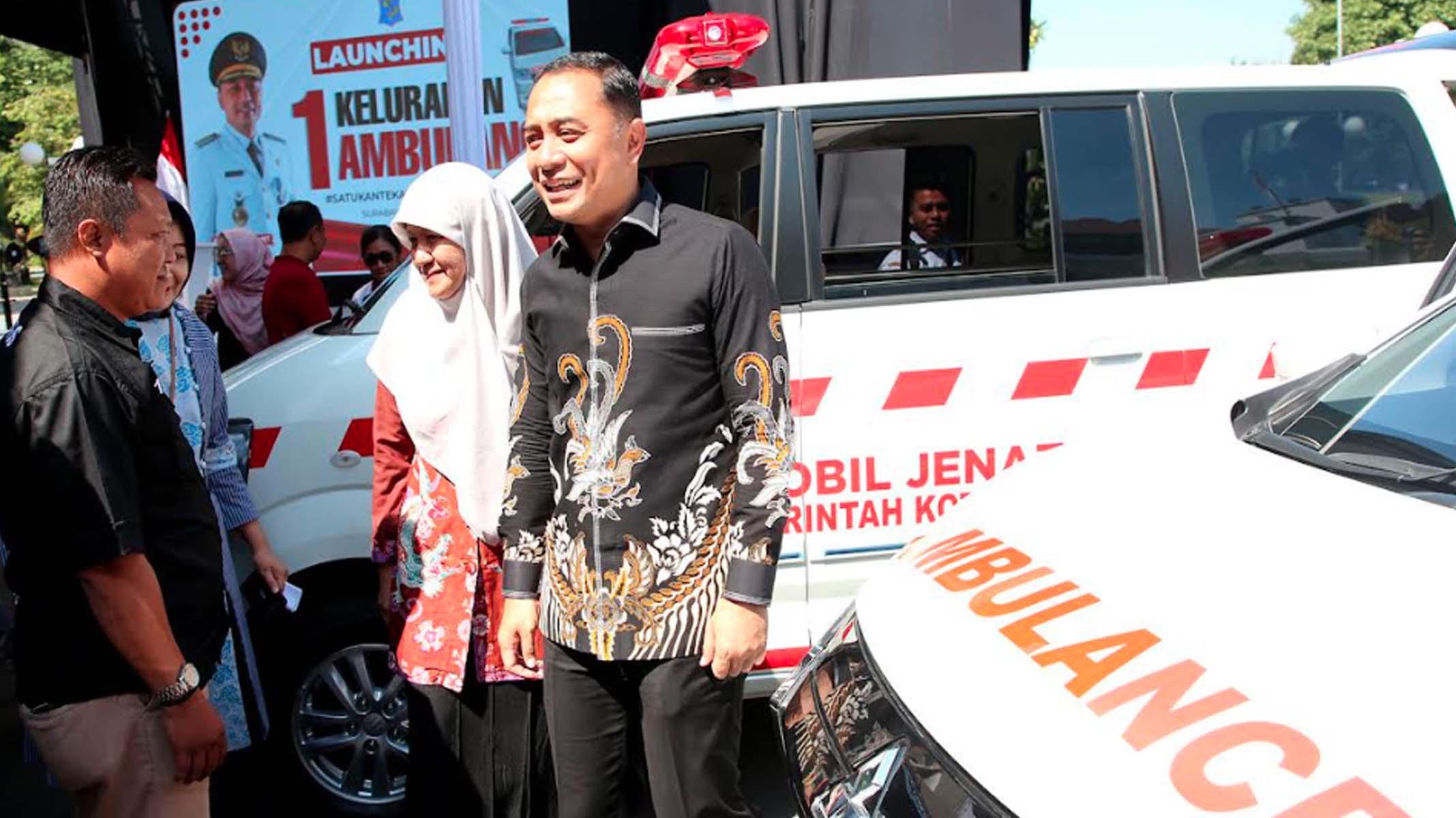 Pemkot Surabaya Luncurkan Program 1 Kelurahan-1 Ambulans, Siapkan 208 Armada untuk Bantu Warga