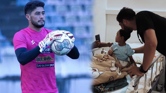 Perhatian Adilson Maringa Jenguk Aremania di Rumah Sakit, Kiper Arema FC sampai Bikin Salfok