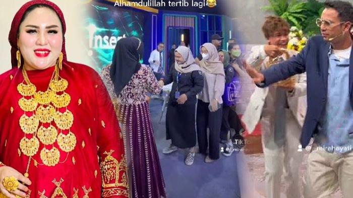 Aksi Mira Hayati Bagi-bagi THR Sampai Raffi Ahmad Panik Karena Ricuh, Vino G Bastian Juga Dapat