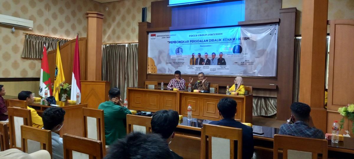 BEM Nusantara Gelar FGD Bongkar Persoalan di Balik Kenaikkan BBM