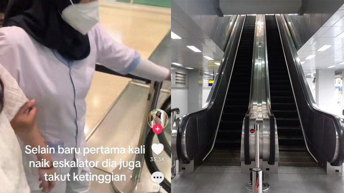 Bahagianya ART ke Mall Pertama Kali Seumur Hidup, Gandeng Tangan Majikan Takut Naik Eskalator