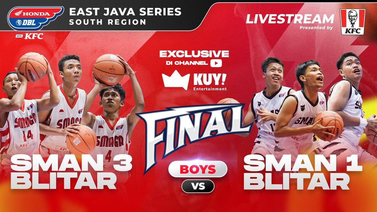 Rivalitas Sengit Smaga dan Smasa di All Blitar Final Sektor Putra Honda DBL with KFC 2022