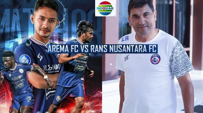 Live Streaming Arema FC Vs RANS Nusantara FC, Almeida Yakin Menang, Aremania Desak Ganti Pelatih