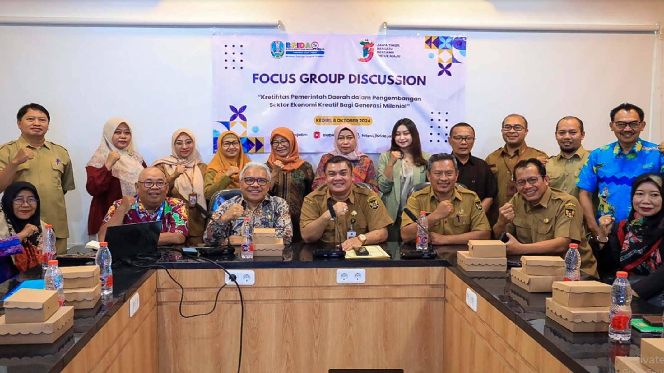 Kota Kediri dan Madiun Terpilih Jadi Fokus Riset Ekonomi Kreatif oleh Brida Provinsi Jatim