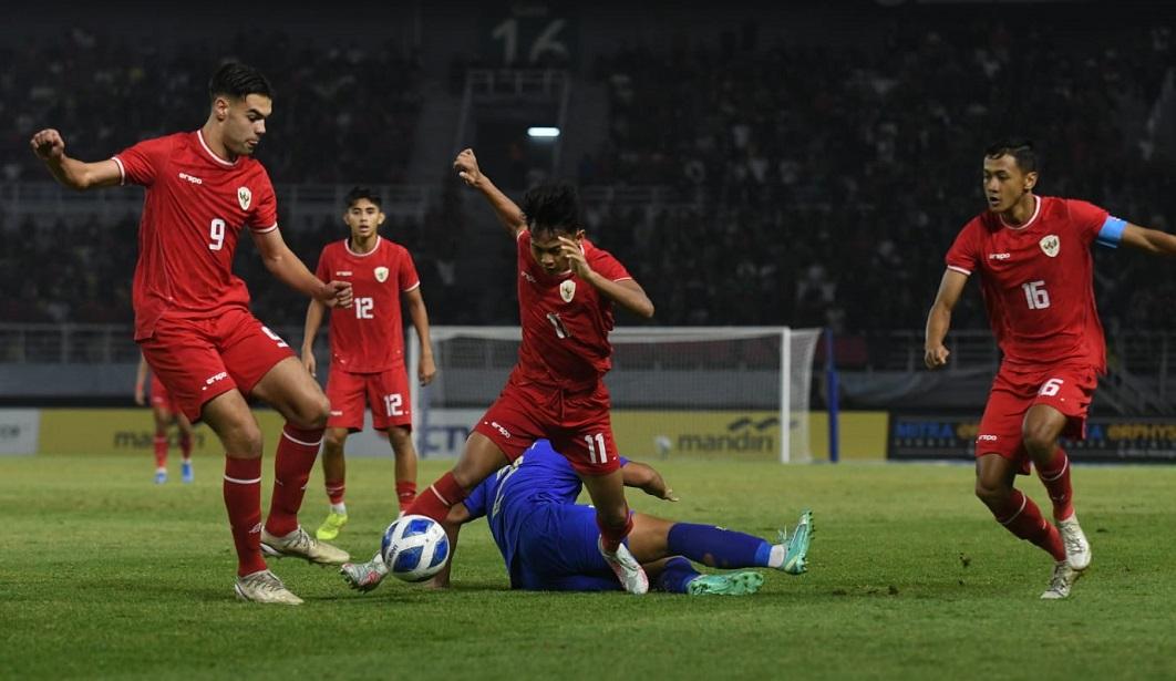 Skor Timnas Indonesia U-19 Vs Thailand Final ASEAN Cup U-19 2024, Garuda Unggul 1-0 di Babak Pertama