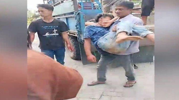 Pernikahan Berujung Duka, Truk Pengangkut Rombongan Pengantin Mendadak Terbalik, 2 Orang Tewas