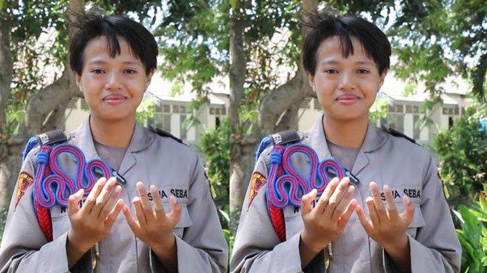 Kisah Novita Penyandang Disabilitas Asal Madura Sukses Jadi Polwan, Hampir Nyerah Saat Jarinya Putus