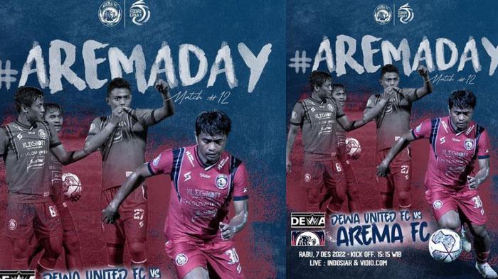 Live Streaming Dewa United Vs Arema FC Kick Off 15.15 WIB, Siapa Lebih Unggul di Head To Head?