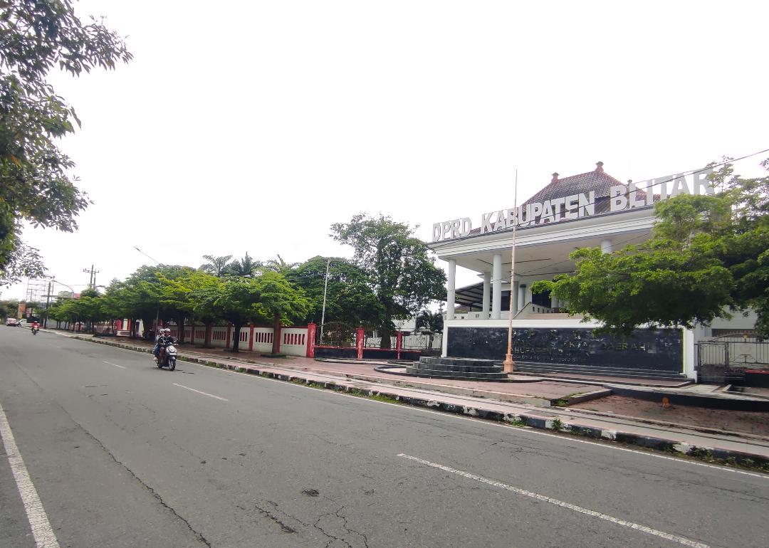 CFD Kanigoro Dipindah ke Depan Kantor DPRD Kabupaten Blitar, Supaya Tak Ganggu Lalu Lintas