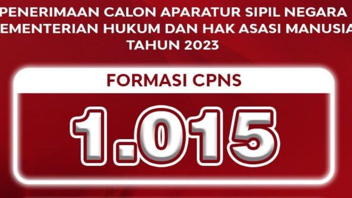 Lowongan CPNS 2023 di Kemenkumham, Lebih dari 2500 Formasi, Catat Syarat dan Berkas yang Dibutuhkan