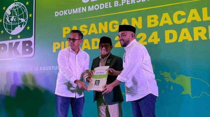 Dapat Restu dari Cak Imin, Jalan Nurochman dan Heli Suyanto di Pilwali Kota Batu 2024 Terbuka Lebar