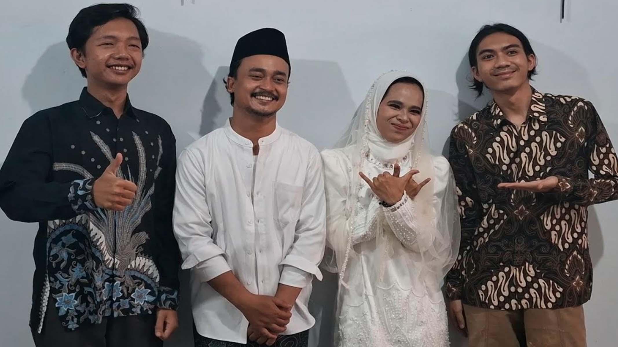 Prosesi Pernikahan Aktivis Lingkungan Semarang Dera dan Munif di Madiun, Ada Penangguhan Penahanan