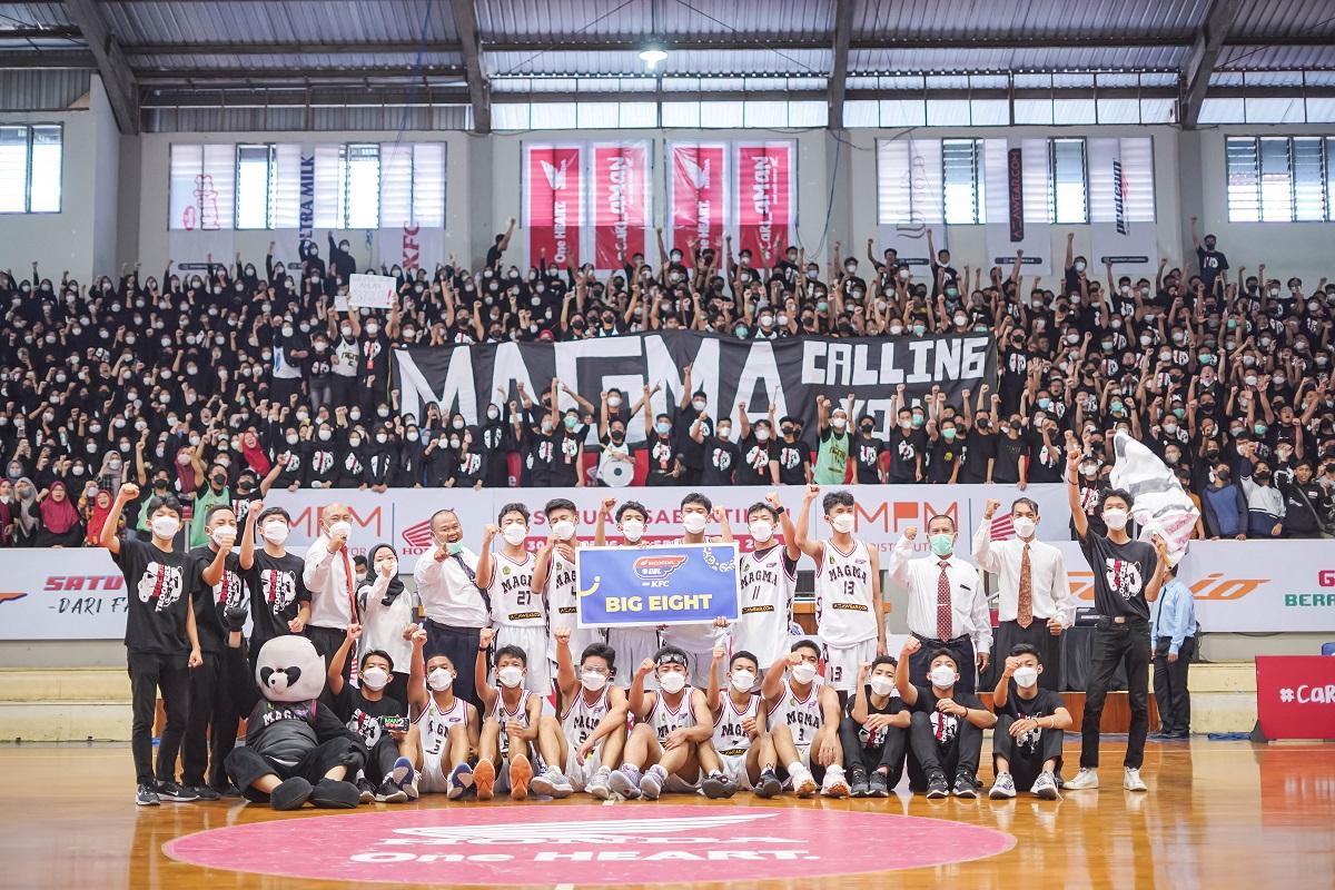 Magma Meledak, Melesat ke Big Eight Honda DBL with KFC 2022