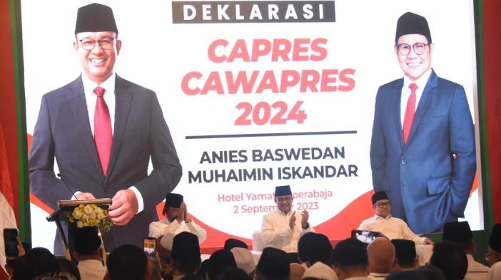Deklarasi Anies Baswedan dan Muhaimin Iskandar Dihadiri Banyak Artis Hingga Kiai
