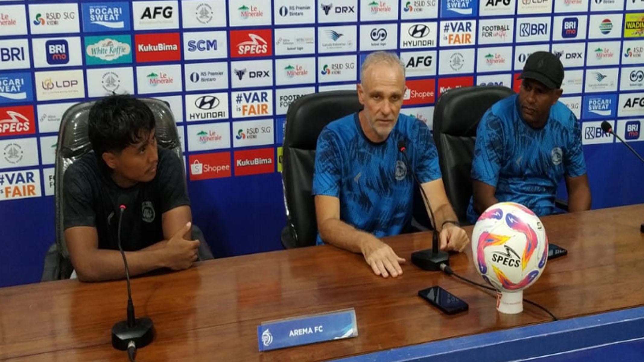 Persik Kediri Vs Arema FC, Joel Cornelli Fokus pada Taktik dan Recovery Pemain