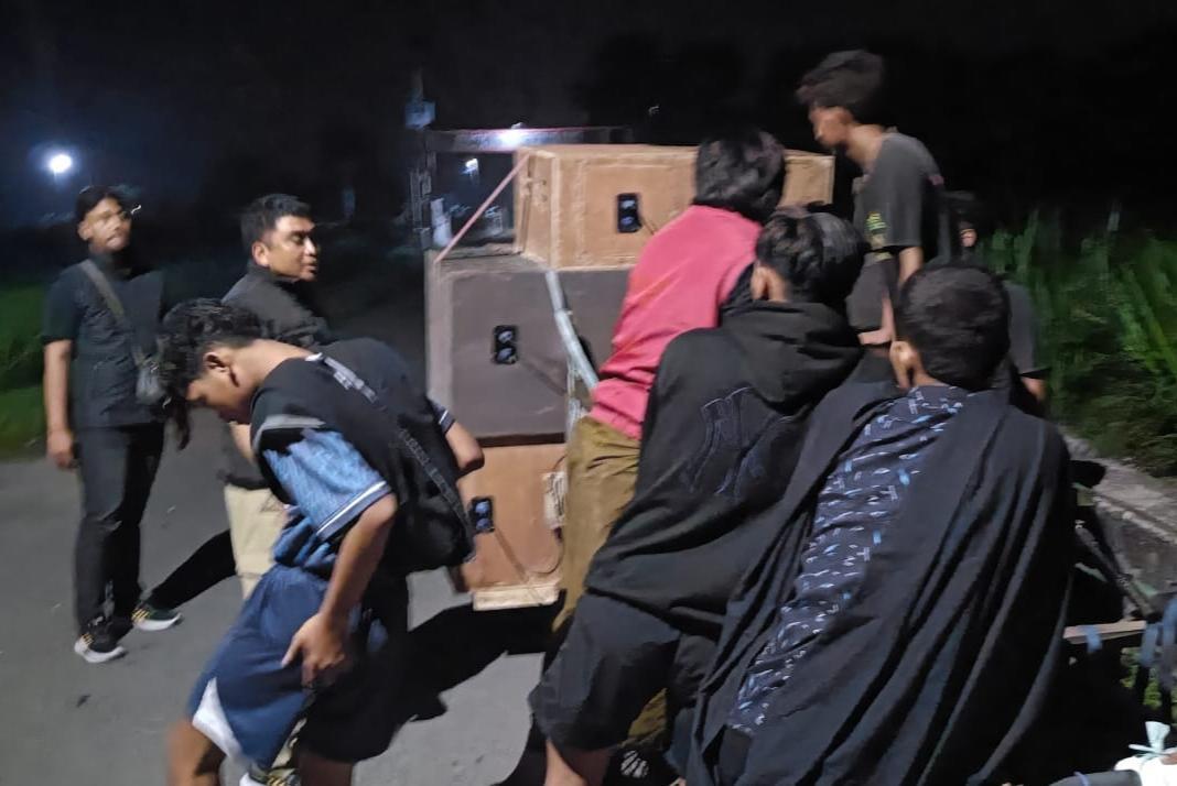 Polisi Amankan Sound System yang Digunakan untuk Ronda Sahur di Blitar