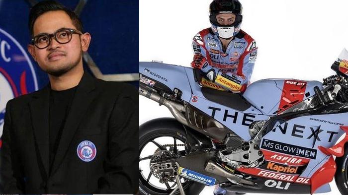 Selain Sepak Bola, Presiden Arema FC Juga Lirik MotoGP, MS Glow For Men Jadi Sponsor Gresini Racing