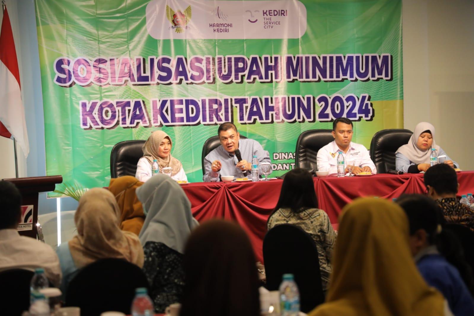 UMK Kota Kediri 2024 Cuma Rp 2,4 Juta, Pejabat Berharap Semua Karyawan Sejahtera