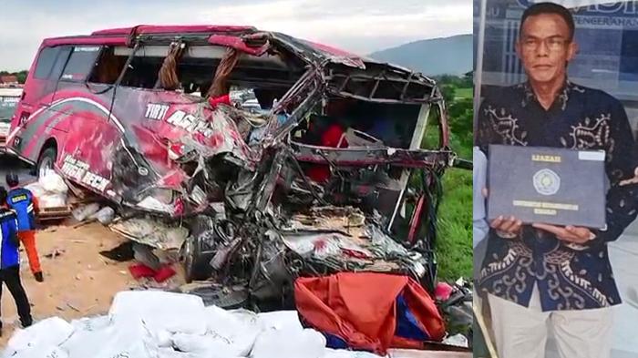 Sosok Untung Sopir Bus Tewas di Tol Pandaan-Malang, 20 Tahun Bekerja Tangis Keluarga Tak Terbendung