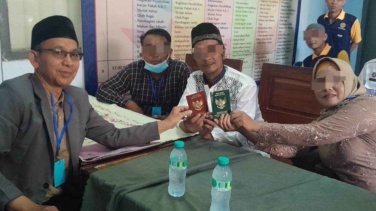 Terpidana Kasus Narkoba Menikah di Lapas Porong Sidoarjo, Demi Kejelasan Status Kependudukan Anak