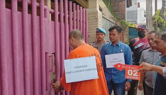 Rekonstruksi Pembunuhan dan Mutilasi di Kota Malang, Emak-emak Soraki Tersangka