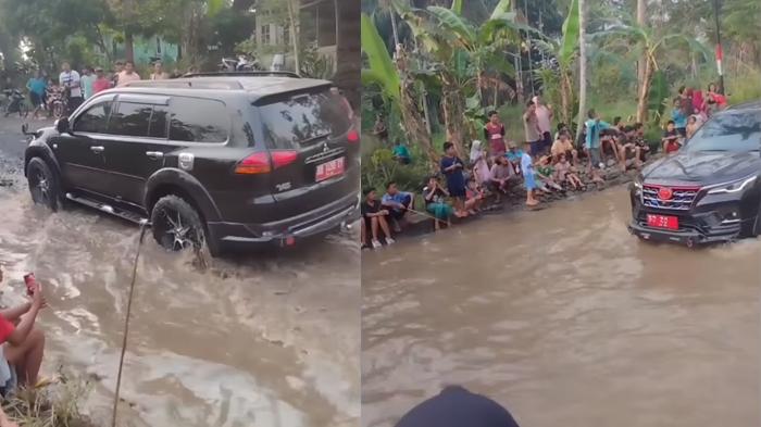 Viral Jalan Rusak di Bengkulu Disulap Warga Jadi Kolam Lele, Mobil Dinas Lewat Orang-orang Mancing