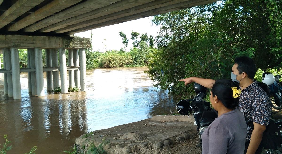 Heboh Kemunculan Buaya Sepanjang 4 Meter di Pesisir Selatan Lumajang