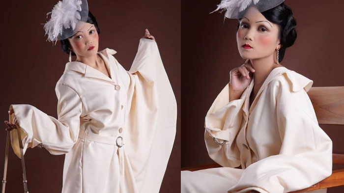 Tampilan Make Up Klasik 1920'an, Alis Satu Garis Melengkung dan Blush On Tajam Bulat Jadi Ciri Khas