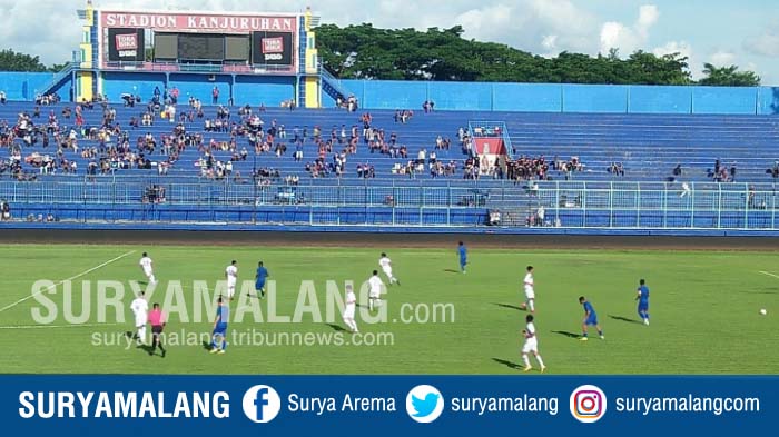Di Mana Aremania? Tiket Dijual Murah, Tapi Kanjuruhan Sepi saat Arema FC Uji Coba Lawan Semeru FC
