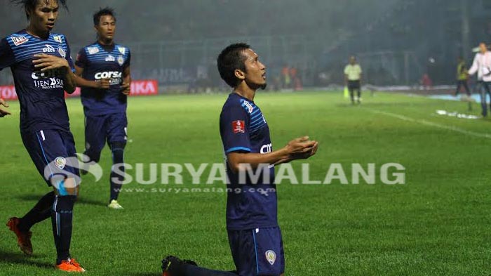 Skor Sementara Arema vs Semen Padang Babak Pertama, Singo Edan Unggul 1-0