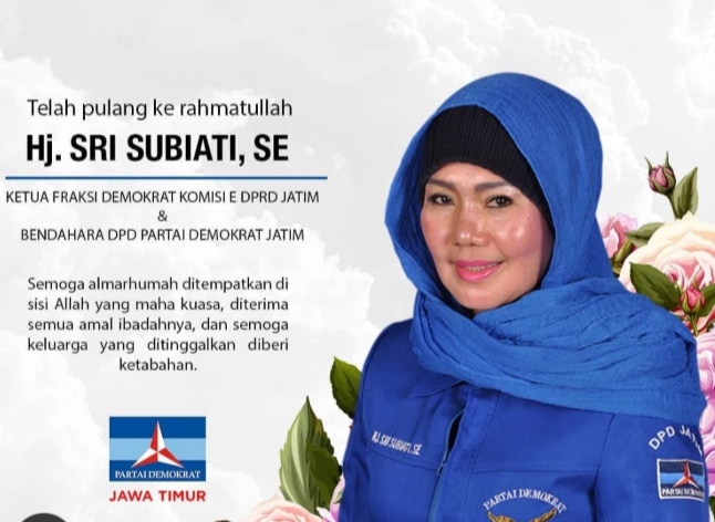 bendahara-dpd-demokrat-jatim-dan-ketua-fraksi-demokrat-dprd-jatim-sri-subiati.jpg