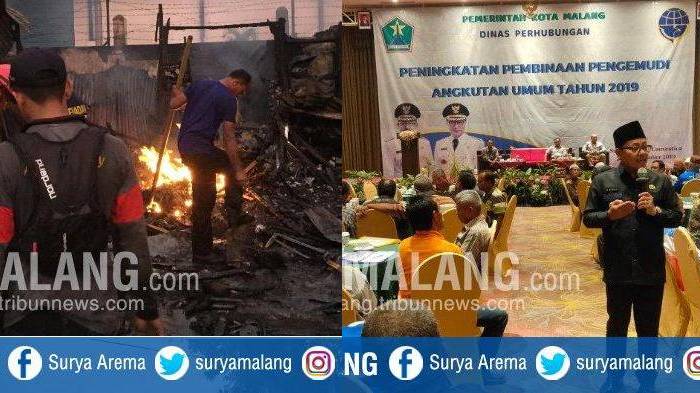 Berita Malang Hari Ini Populer, Detik-detik Memilukan Kebakaran 6 Kios & Angkot Online Tahun 2020