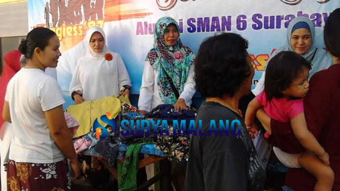 Reuni Alumni, SMA Negeri VI Lulusan '87 Berbagi Sembako di Bulan Ramadhan