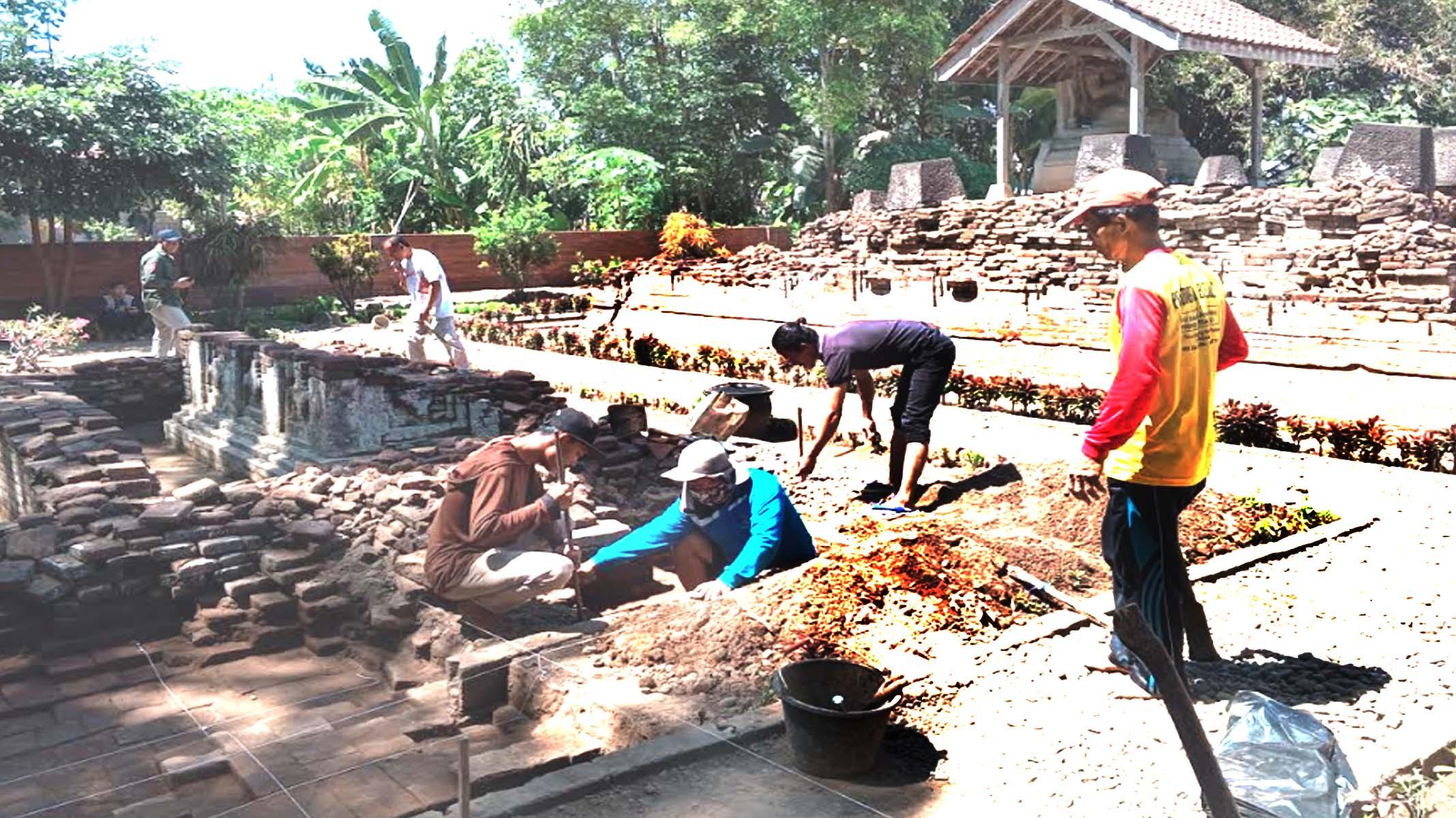 Candi Gayatri Tulungagung Rencana Dipugar, Tim BPK Wilayah XI Melakukan Studi Teknis Pemugaran