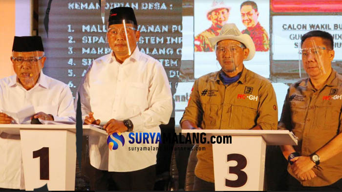 Sanusi Vs Sam HC Saling Sindir di Debat Publik Pilkada Malang 2020, Sampai Protes ke Moderator