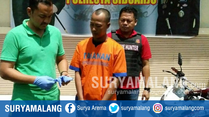 Usai Dengar Teriakan Minta Tolong, Pria Bangkalan Ini Bacok Kepala Sopir Taksi di Sidoarjo