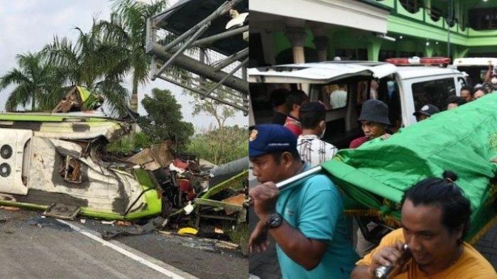 Korban Meninggal Kecelakaan Bus di Tol Sumo Bertambah 16 Orang