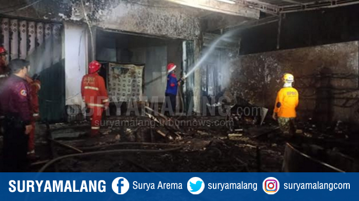 Kebakaran Ruko di Dinoyo Malang, Didahului Suara Ledakan di Malam Hari